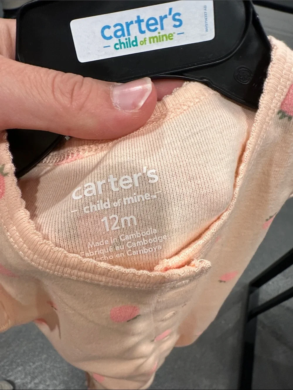 Carters light pink